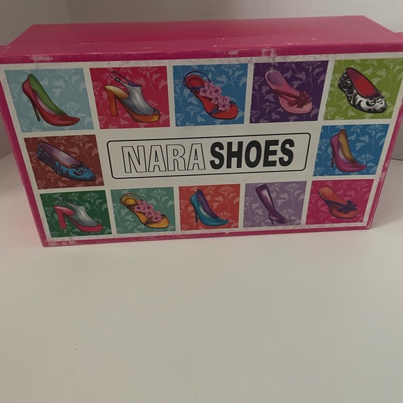 Nara Paola Land Asfalto Black Flower Woven Sandal Women’s 7.5M - Picture 7 of 8